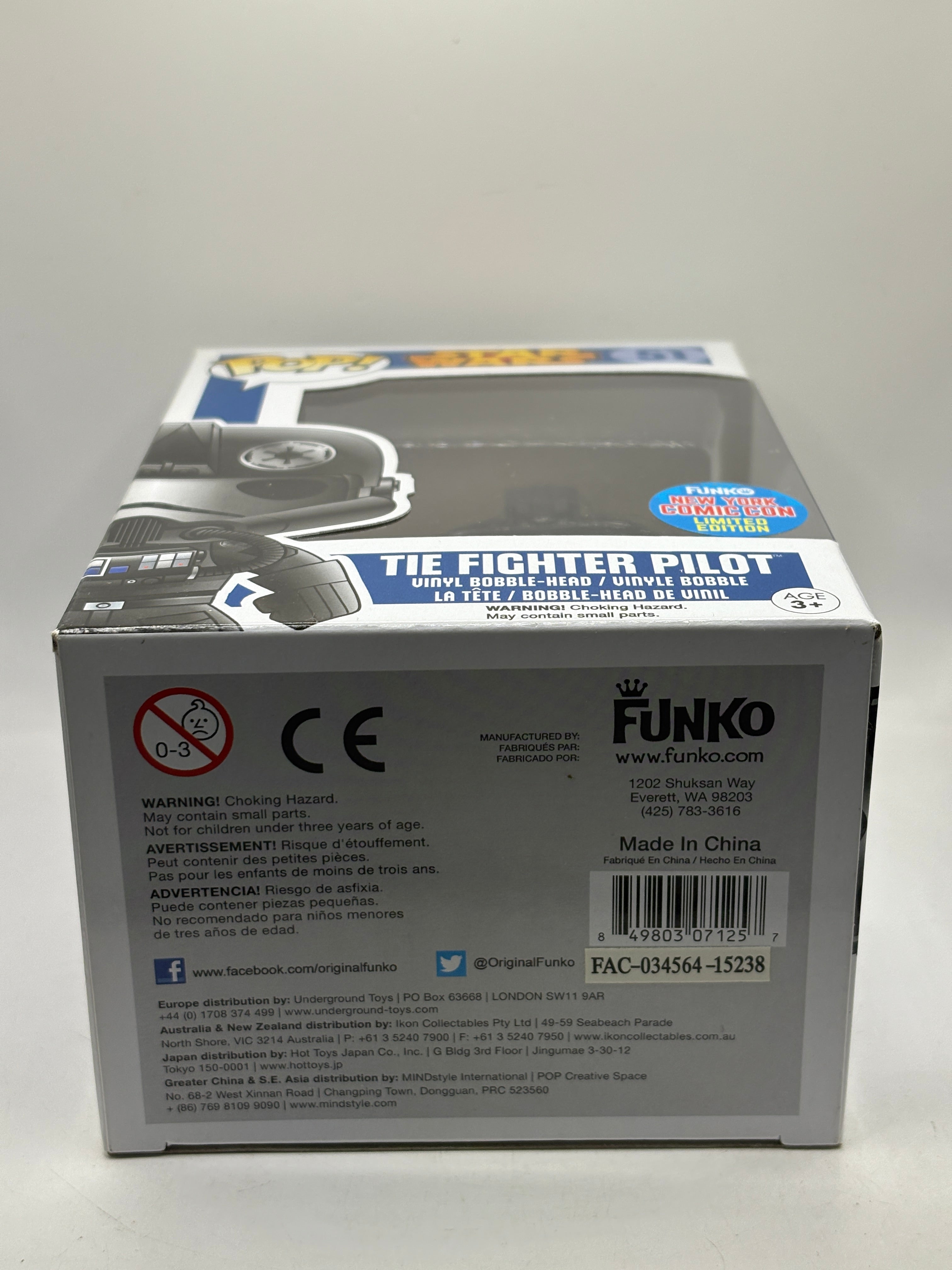 Funko POP! Star Wars #51 Tie Fighter Pilot New York Comic Con Limited Edition, photo 6